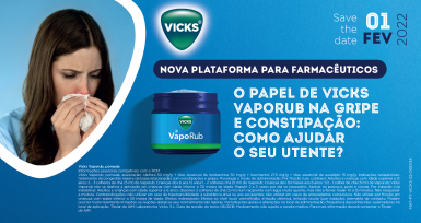 Gripes e constipações: o papel de Vicks Vaporub destacado em plataforma para farmacêuticos